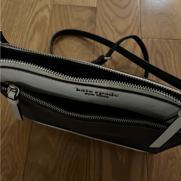 Kate spade white/denim crossbody purse - Picture 2 of 10